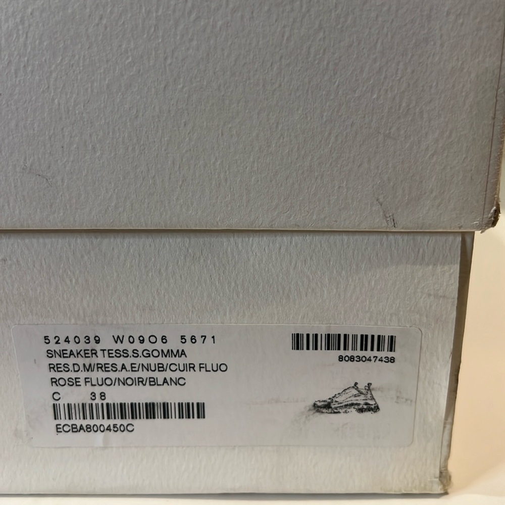 Balenciaga triple S sneaker pink distress style size 38 new in box - Picture 8 of 8